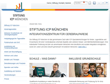 Tablet Screenshot of icpmuenchen.de